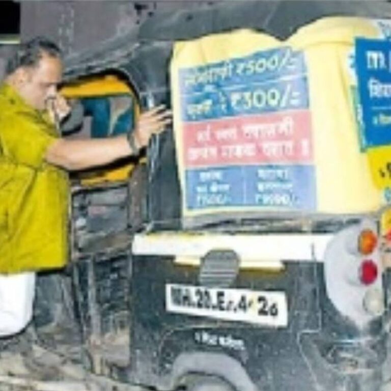 संभाजीनगरात 10 वर्षीय मुलीच्या अपहरणाचा प्रयत्न:रिक्षा नालीत अडकल्याने अनर्थ टळला, नागरिकांनी पाठलाग केल्याने अपहरणकर्ता पसार
